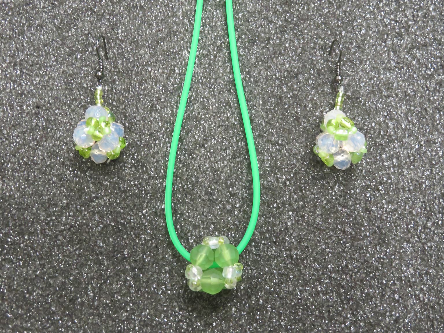 Image for look 'Truncated Tetrahedron Earrings and a Pendant'