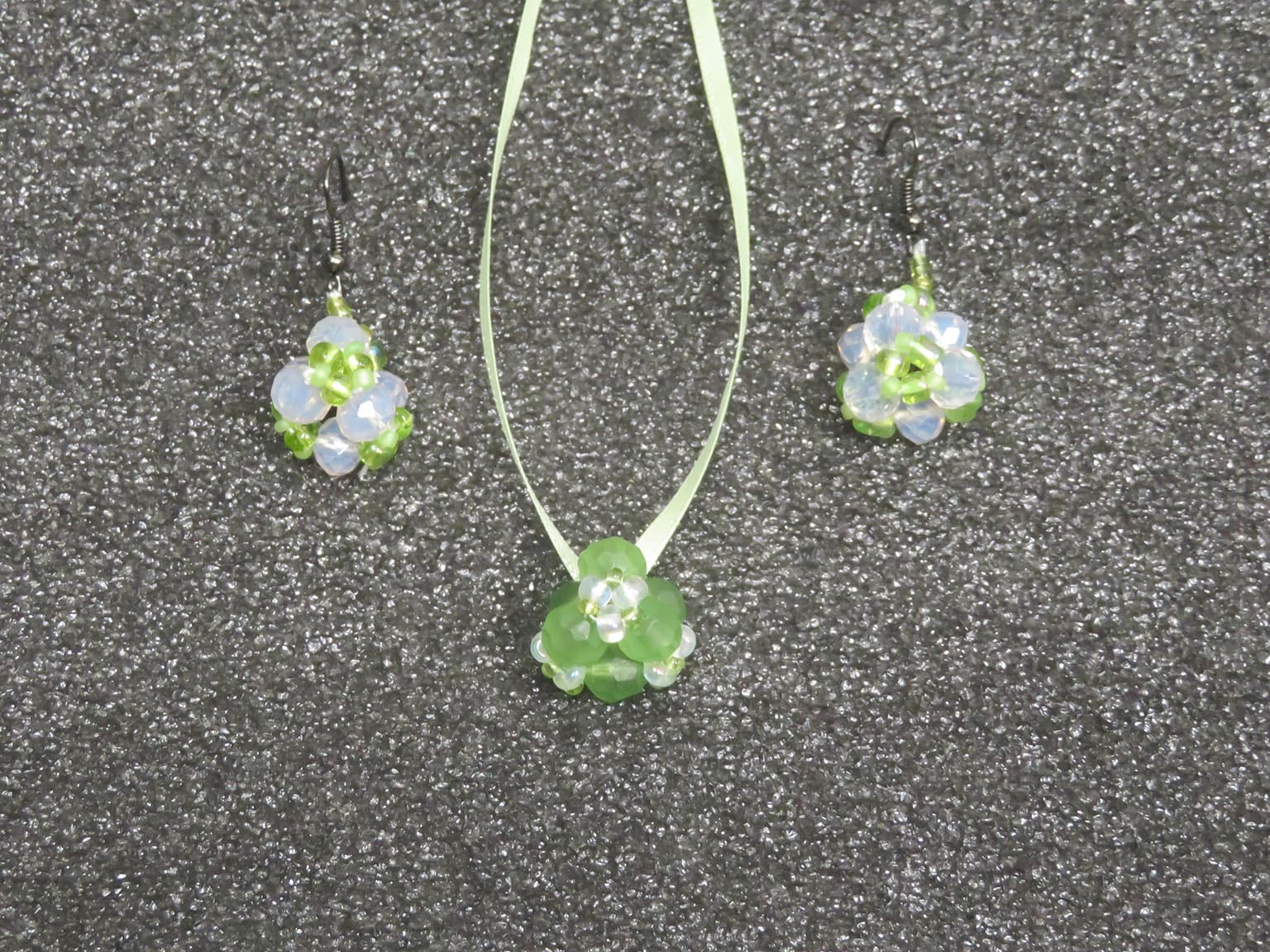 Image for look 'Truncated Tetrahedron Earrings and a Pendant'