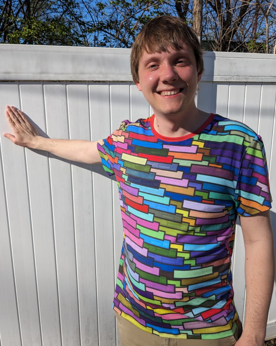 Image for look 'Algorithmically Generated Tee Shirts on Models'