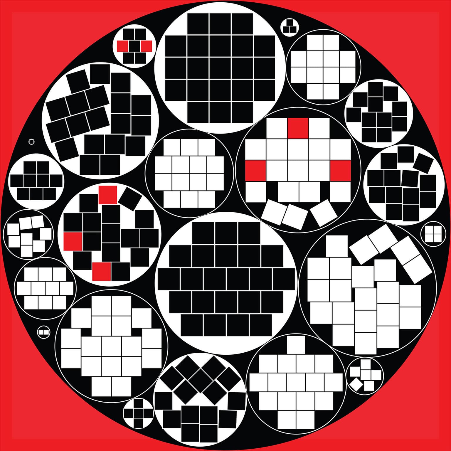 Image for entry 'Packing Squares in 23 Circles'