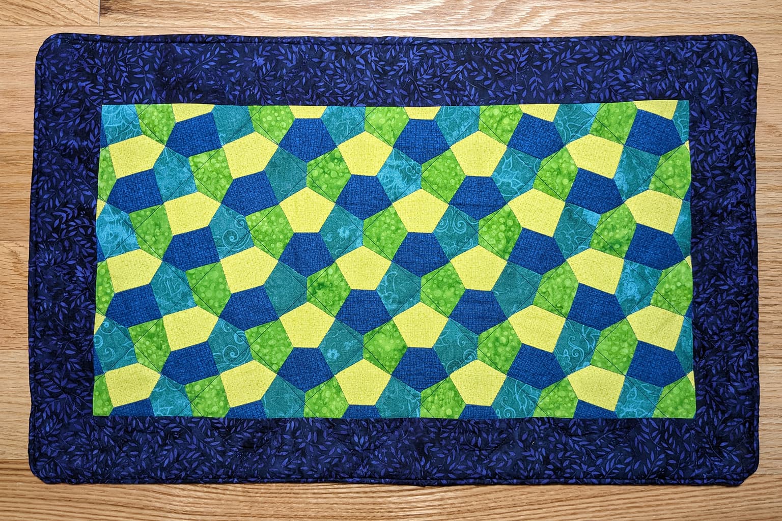Image for Pillowcase with tiling of right-angled pentagons