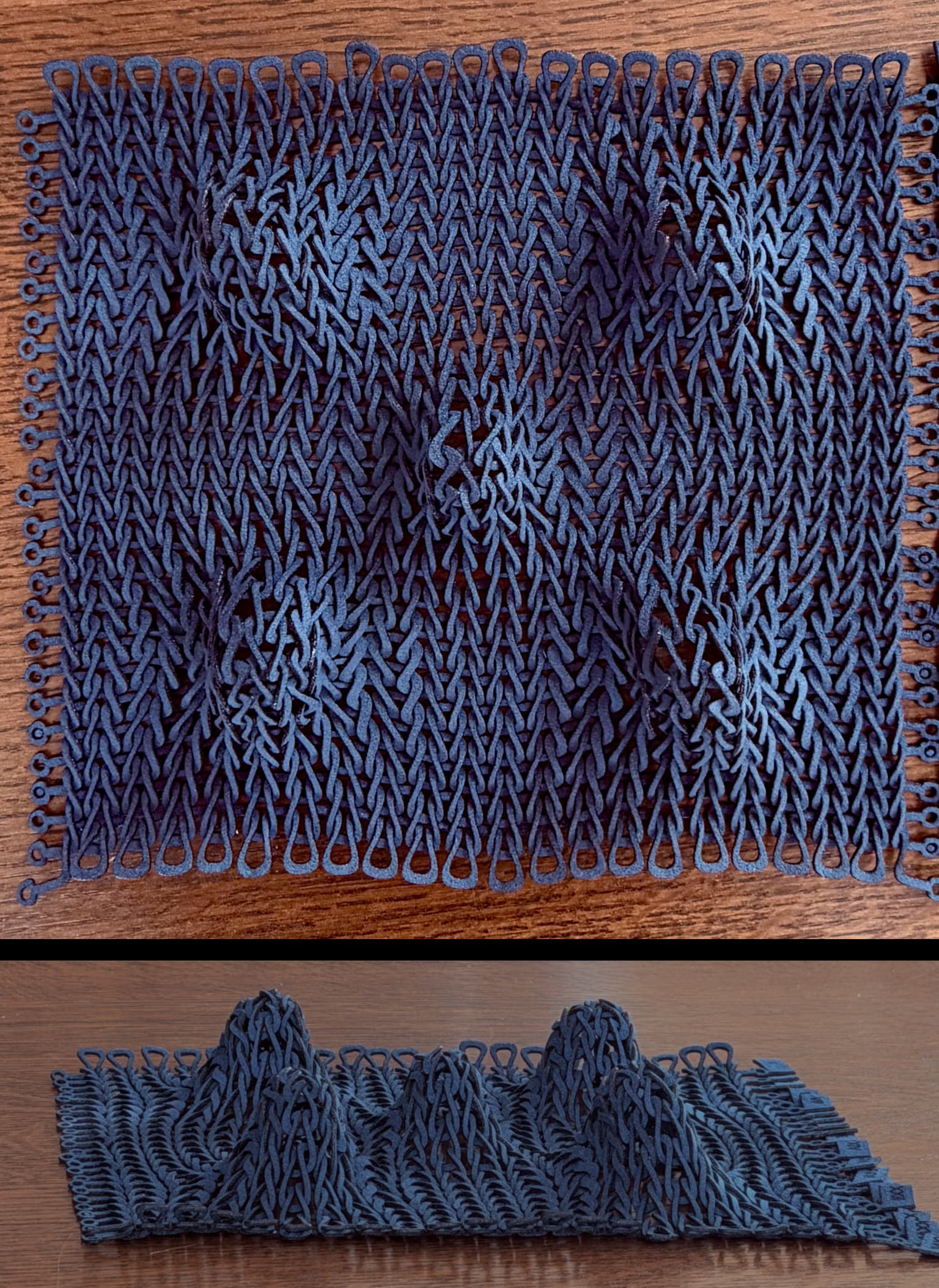 Image for entry 'Five Gaussians: A Knitted Surface Plot'
