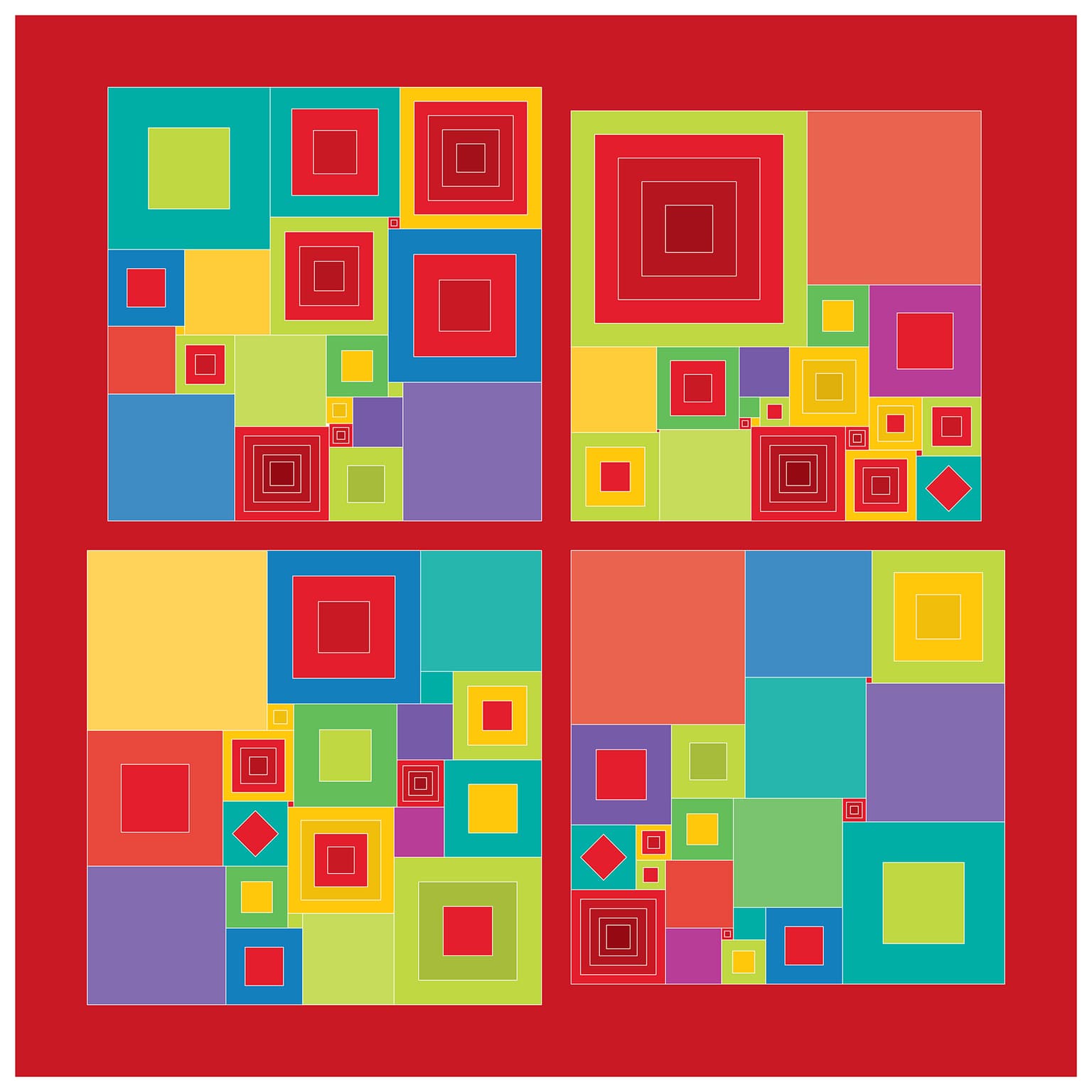 Image for entry 'Quartet of Squared Squares'