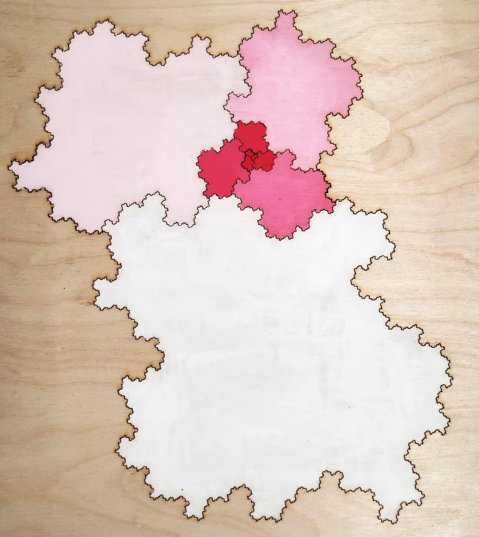 Image for entry 'Fragments of a p-adic fractal (painting)'