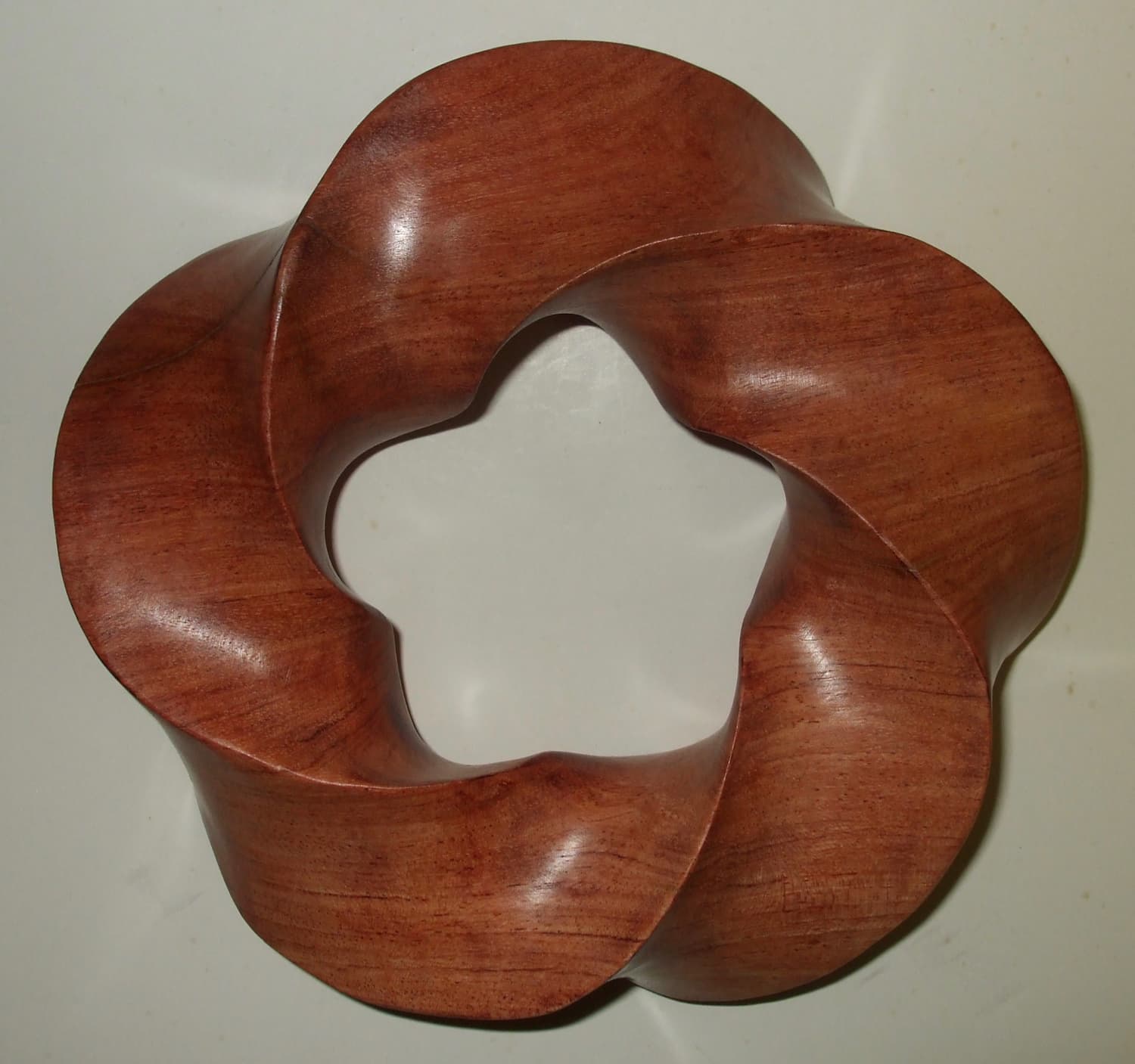 Image for Carved Sirari Rosewood (3,5) Torus Knot