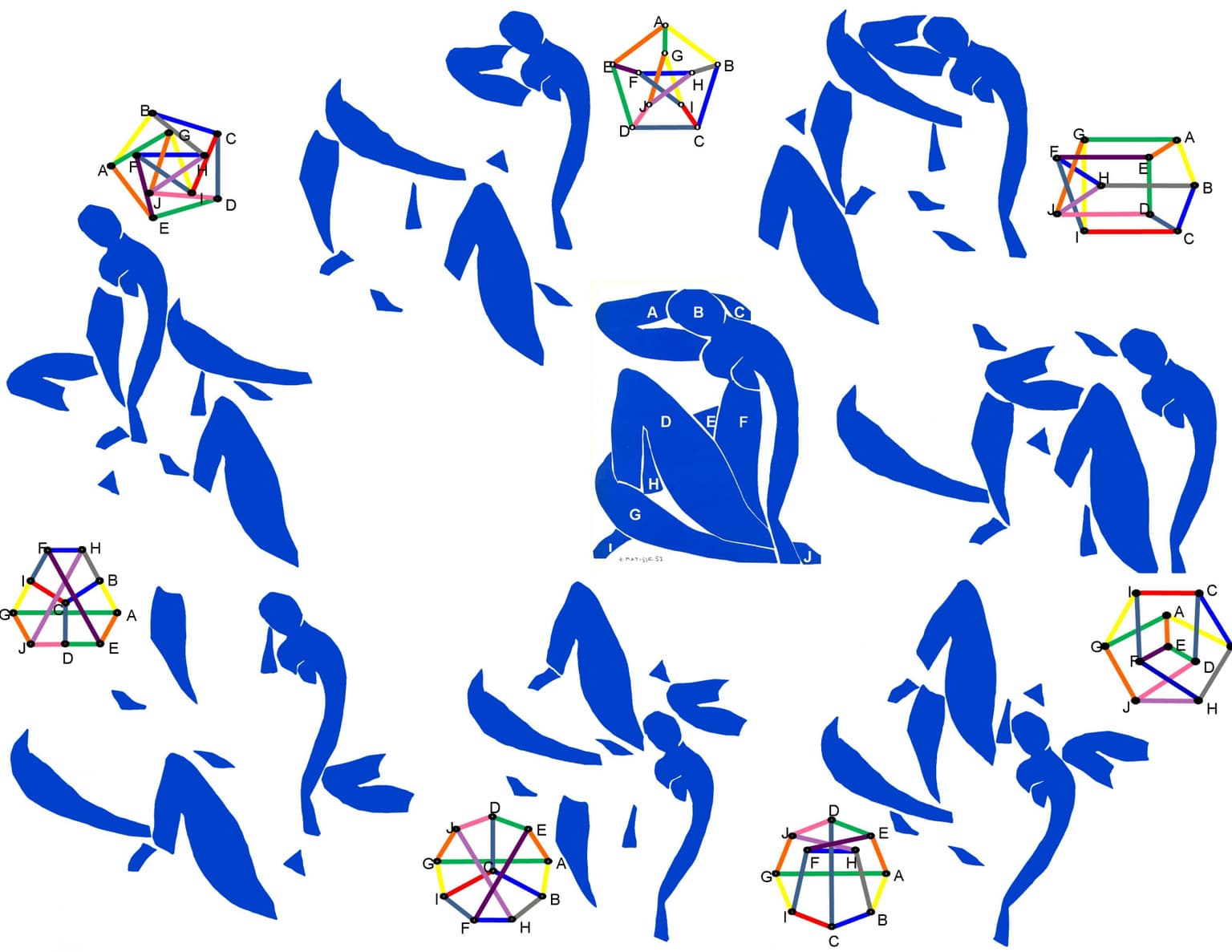 Image for entry 'Isomorphic Blue Nude, after Matisse'