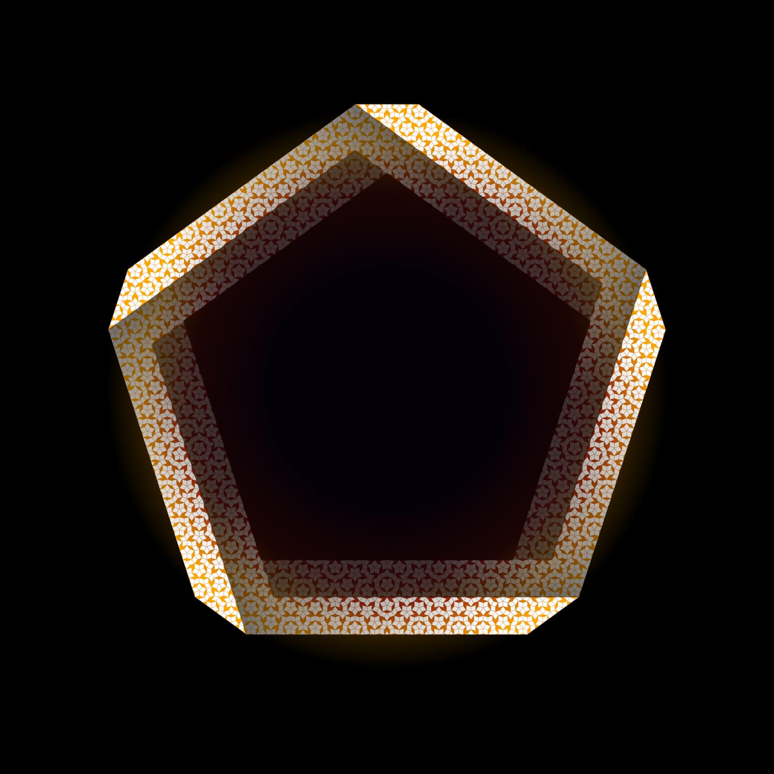 Image for entry 'Patterned Penrose Pentagon'