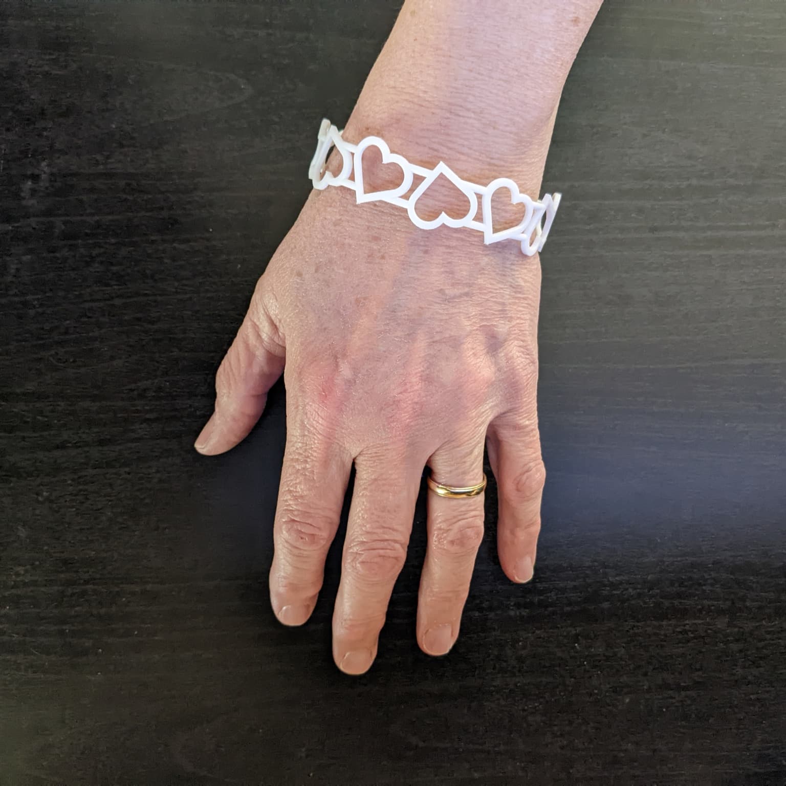 Image for look 'Heart Frieze Bangles - Seven ways to say I love you'