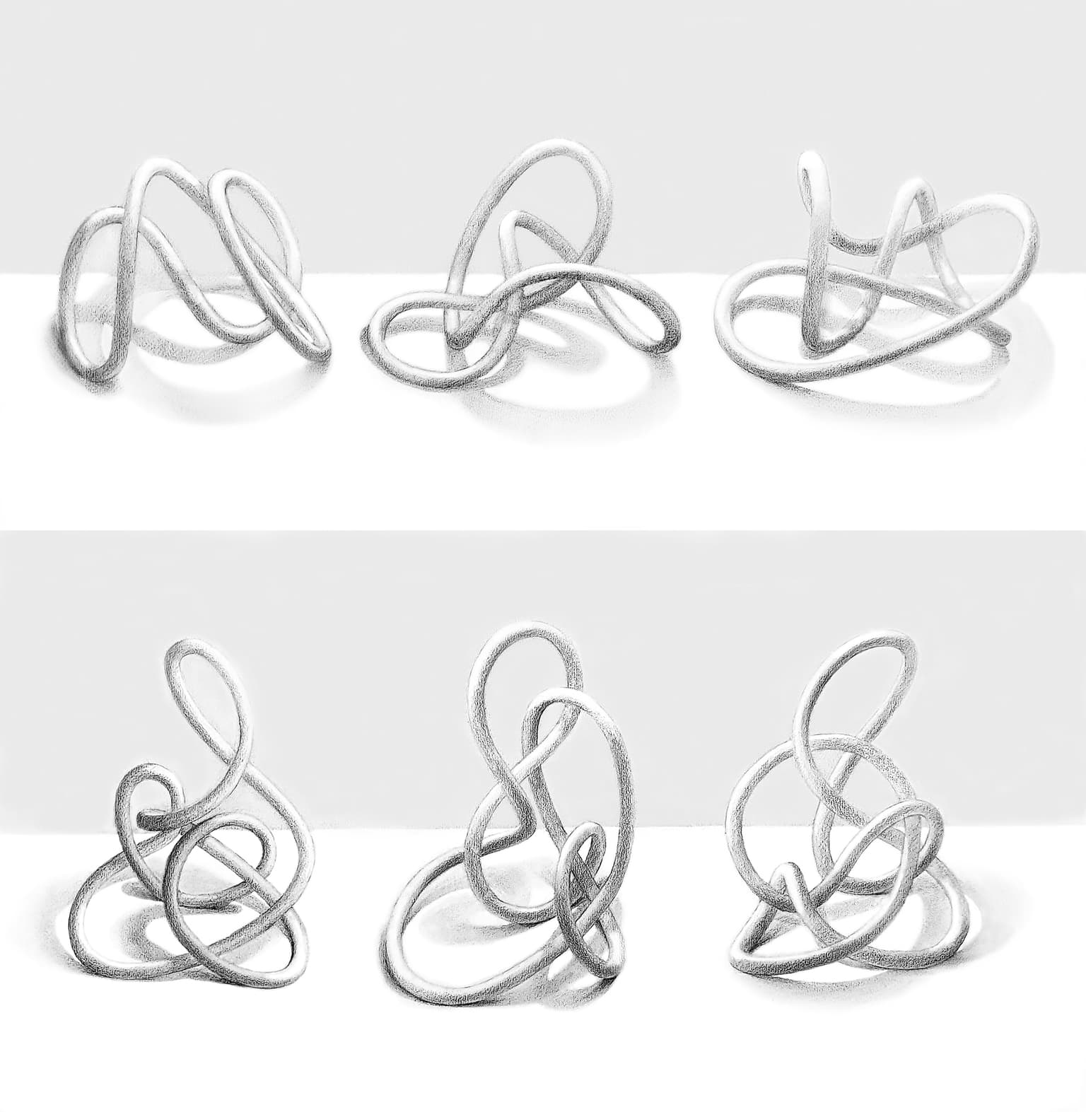Image for entry 'Knots from the First Seven Orders of Knottedness'