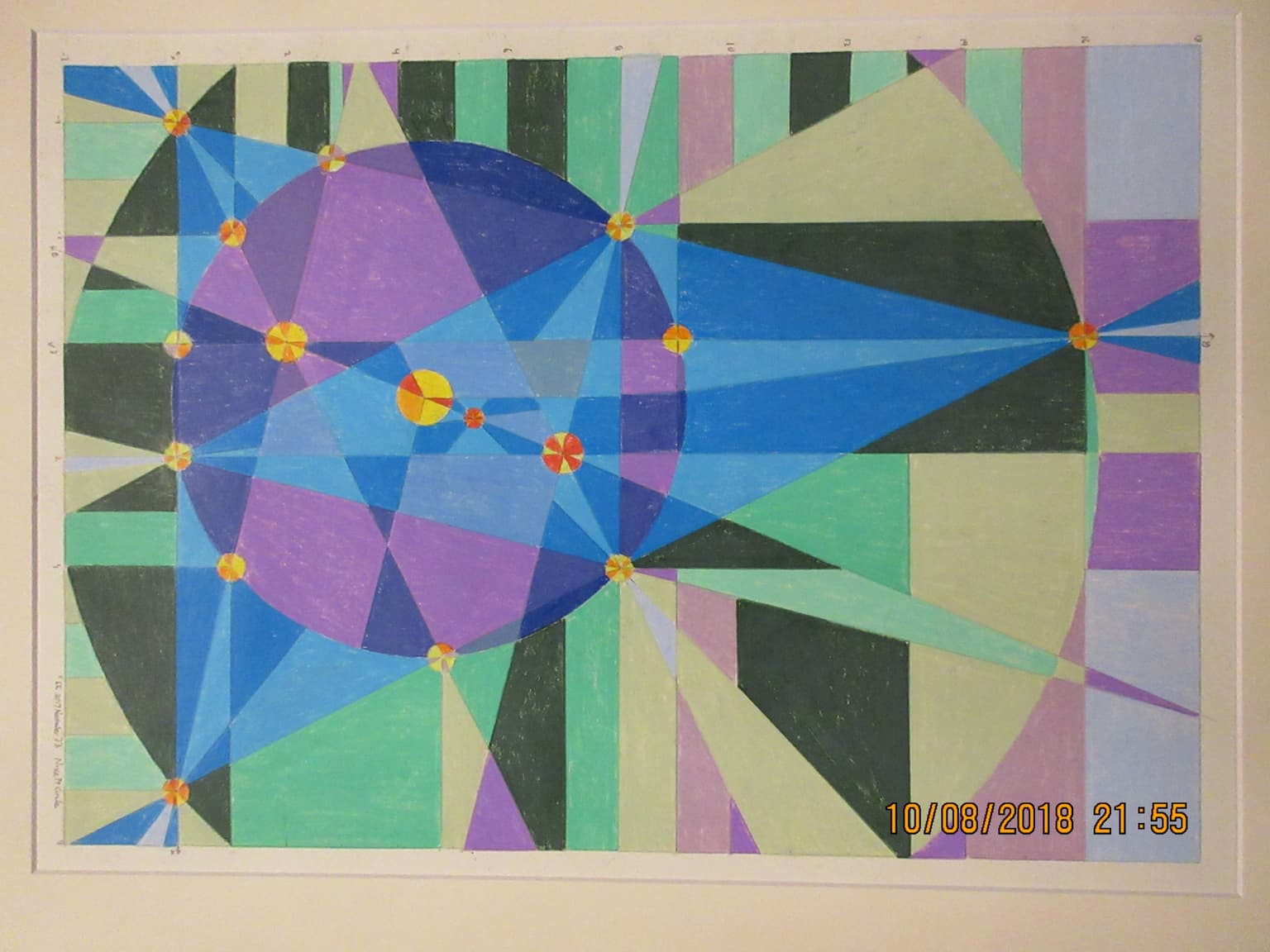 Image for entry 'Nine Point Circle and Euler Line for an Acute Triangle'