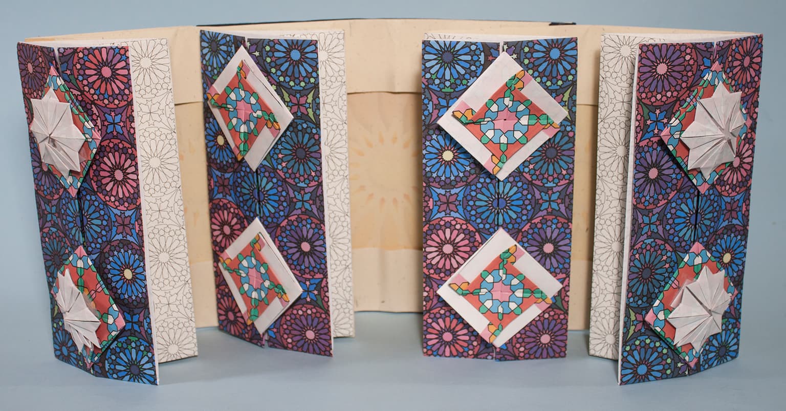 Image for entry 'A Study of Square within a Chinese Thread Book, which contains 19 separate compartment'