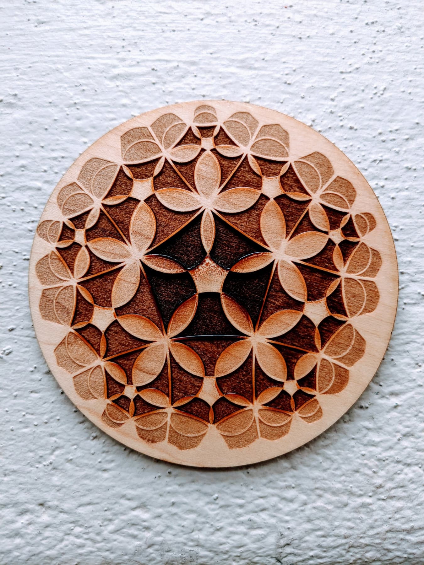 Image for Engraved Jasmine Flower Circle Limit
