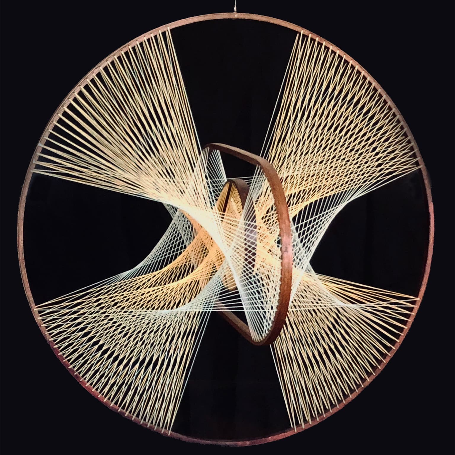 Image for entry 'Reflecting Ruled Surfaces in Lime and Yellow'