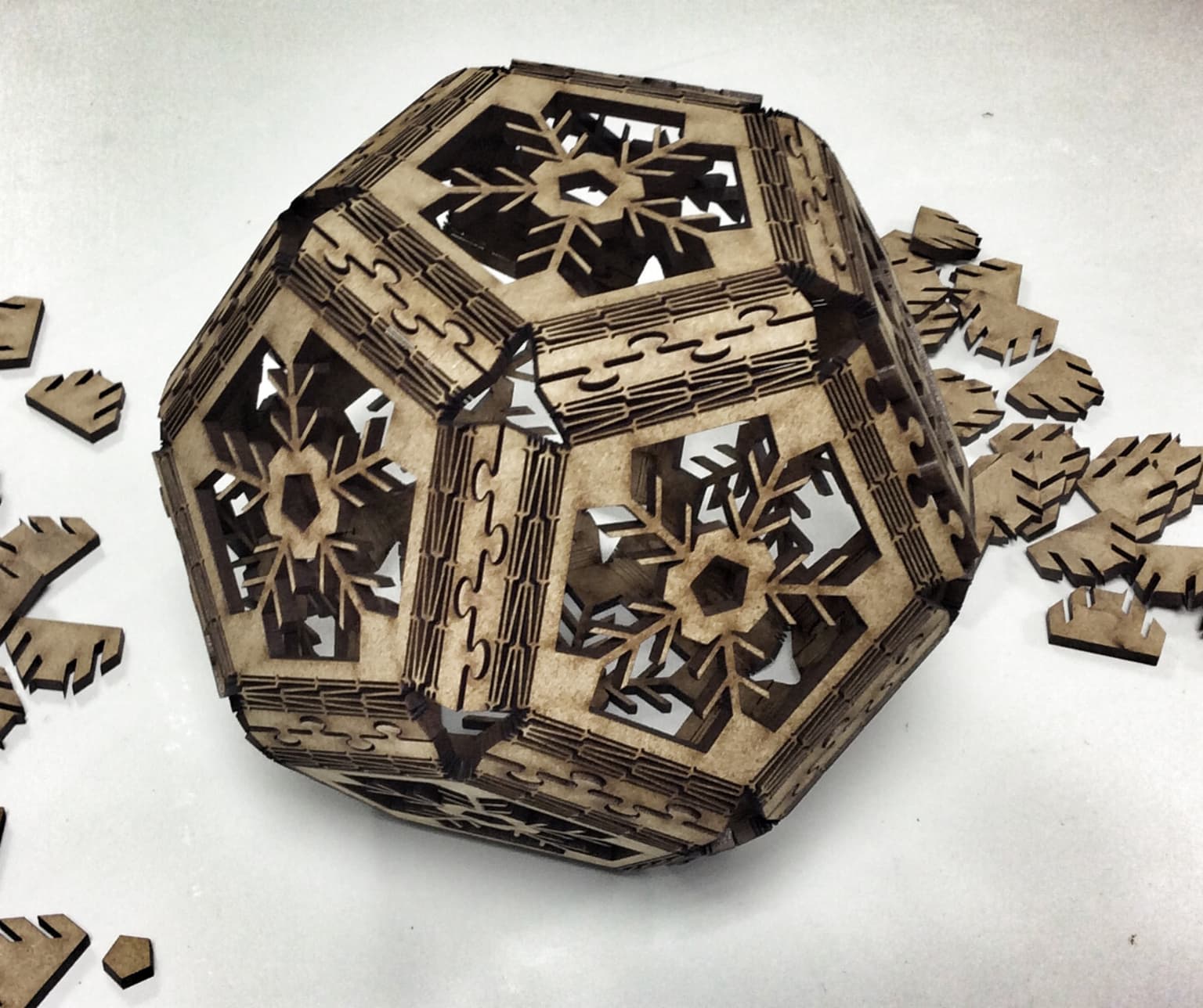 Image for Snowflake dodecahedron.
