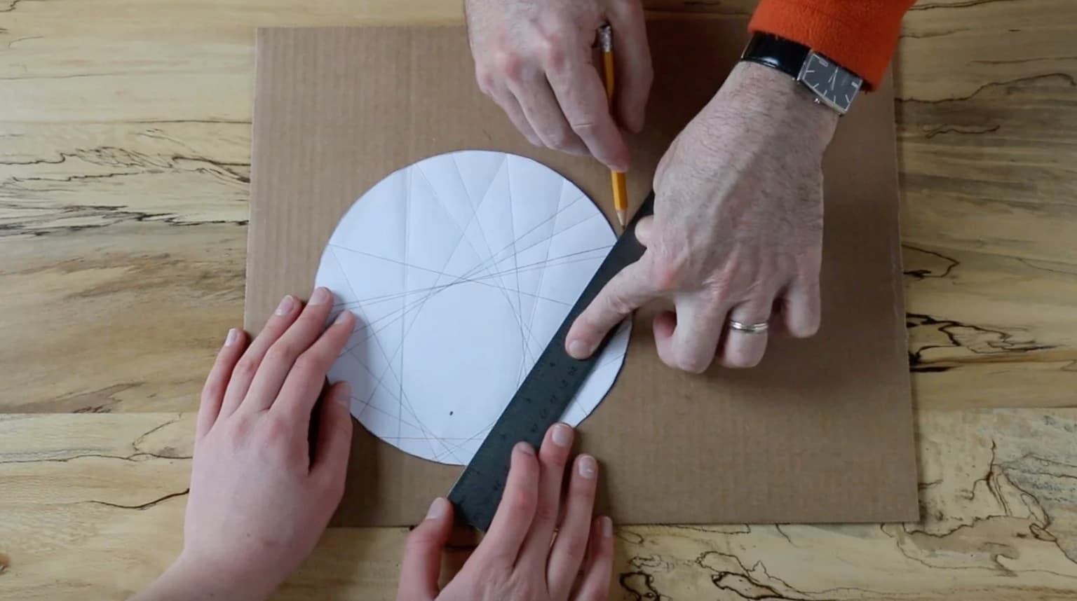 Image for entry 'Folding a Circle into an Ellipse'