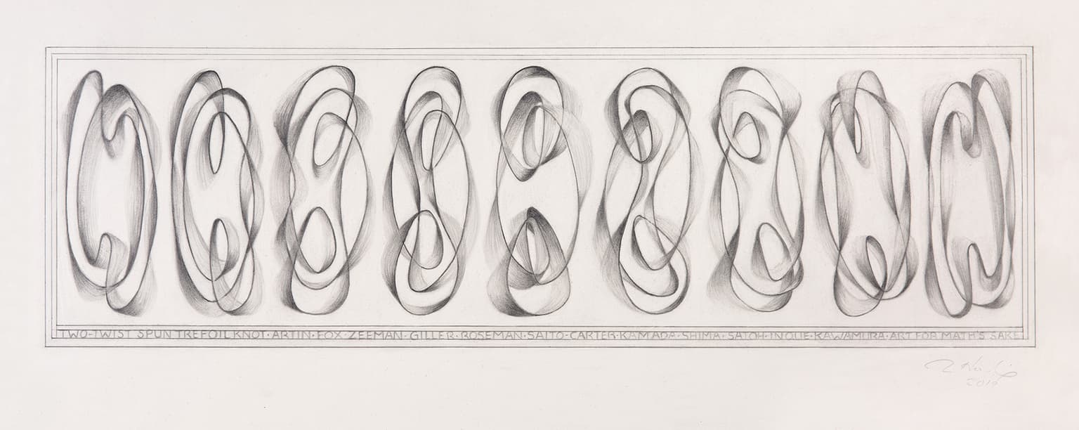 Image for Two-Twist Spun Trefoil Knot, Art for Math's Sake