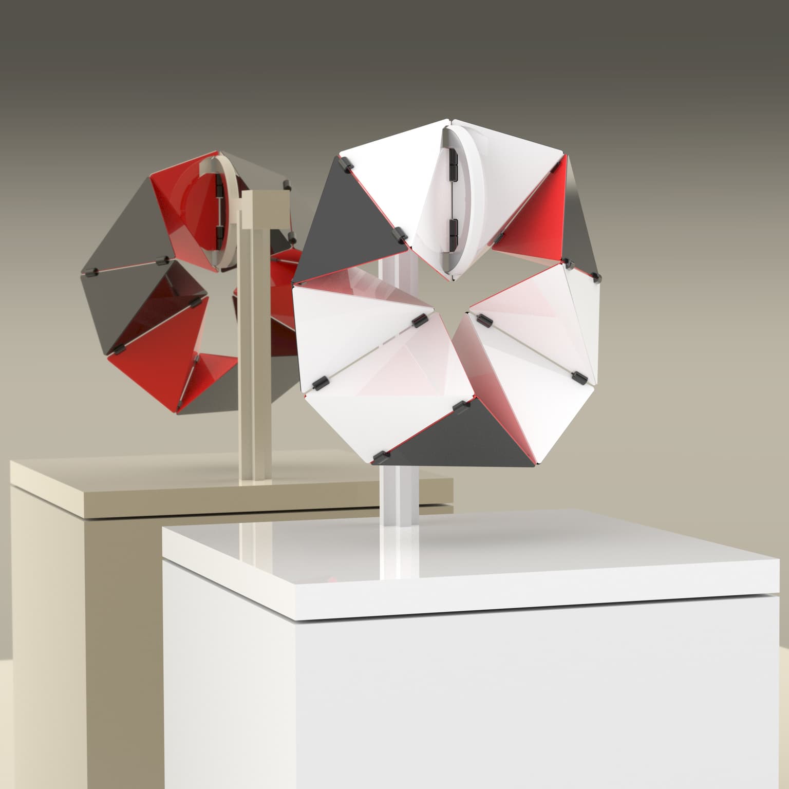 Image for entry 'Nine-Hinged Möbius Kaleidocycle I'