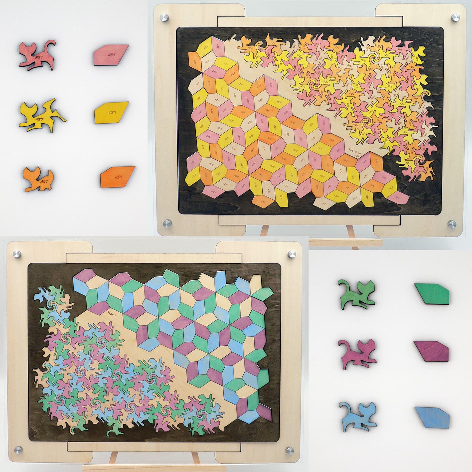 Image for entry 'TH-pentagons and cat tiles'