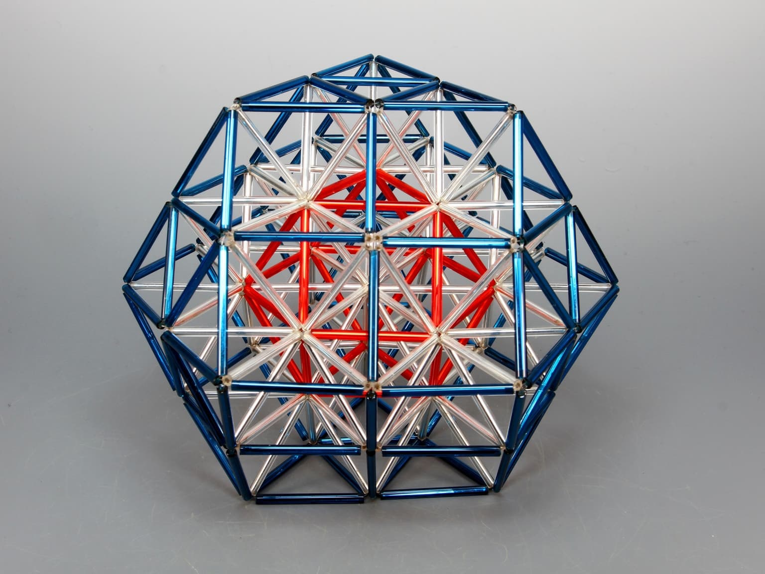 Image for entry 'Skeletal model of hexagonal close packing lattice structures'