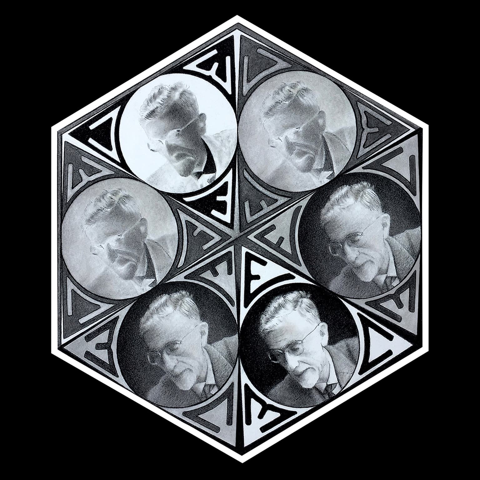 Image for entry 'Portrait of M. C. Escher'