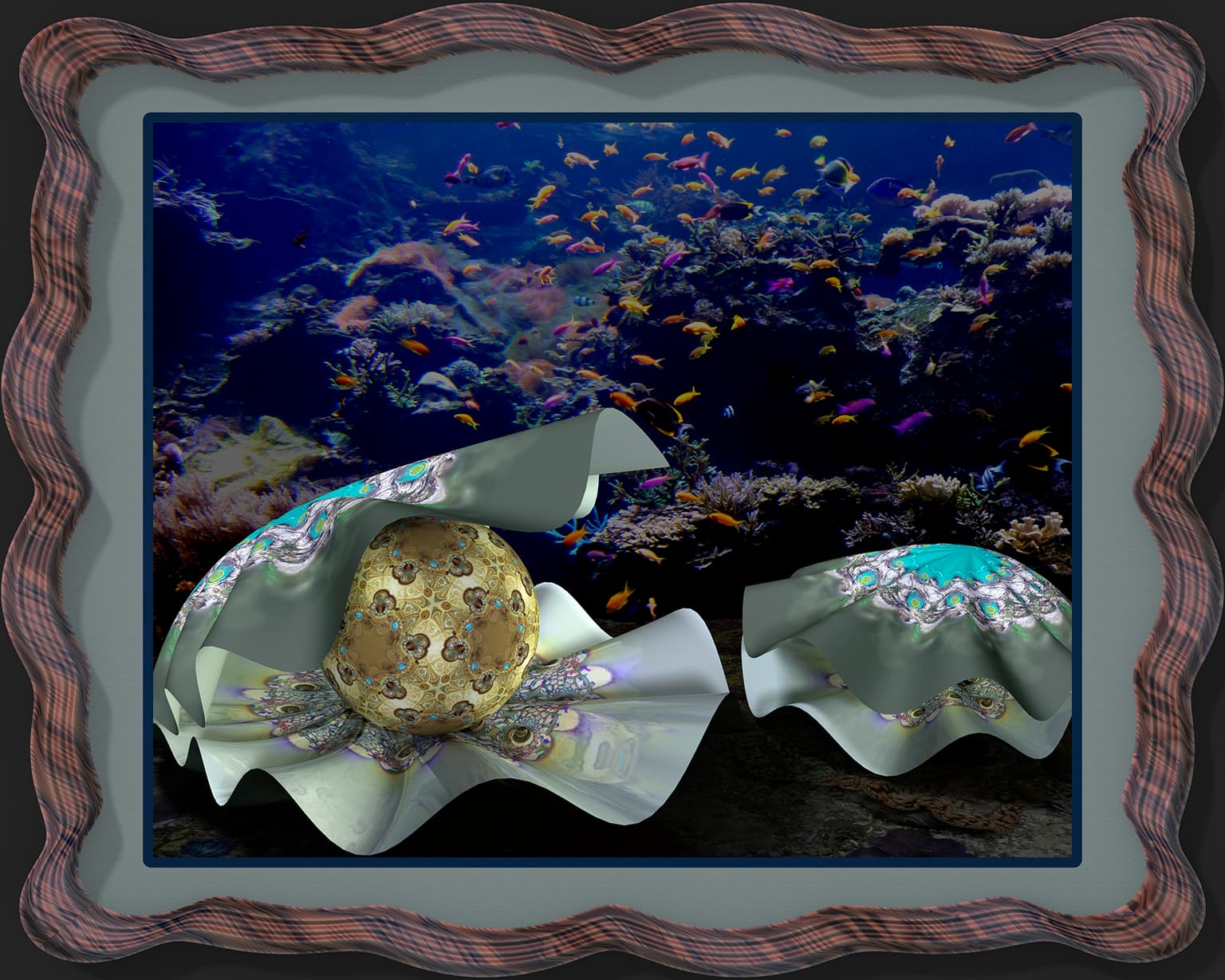 Image for entry 'Clam Landscape: A Mathematical Surrealism (CLAMS)'