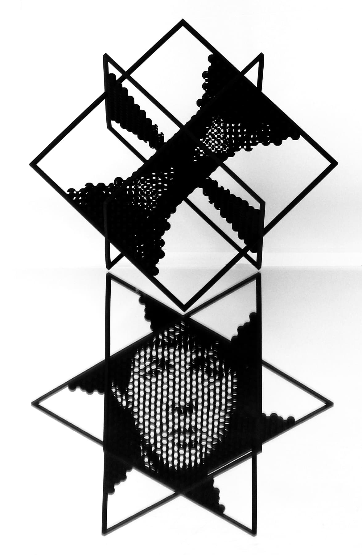Image for entry 'Four Fabulous Beatles Faces in a 3D Object'