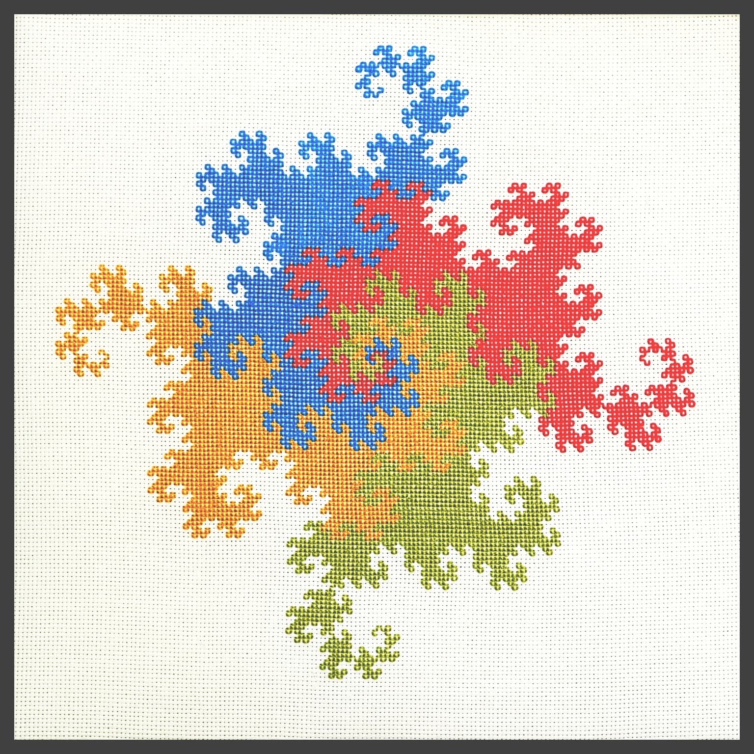 Image for entry 'Heighway Dragon Tiling'