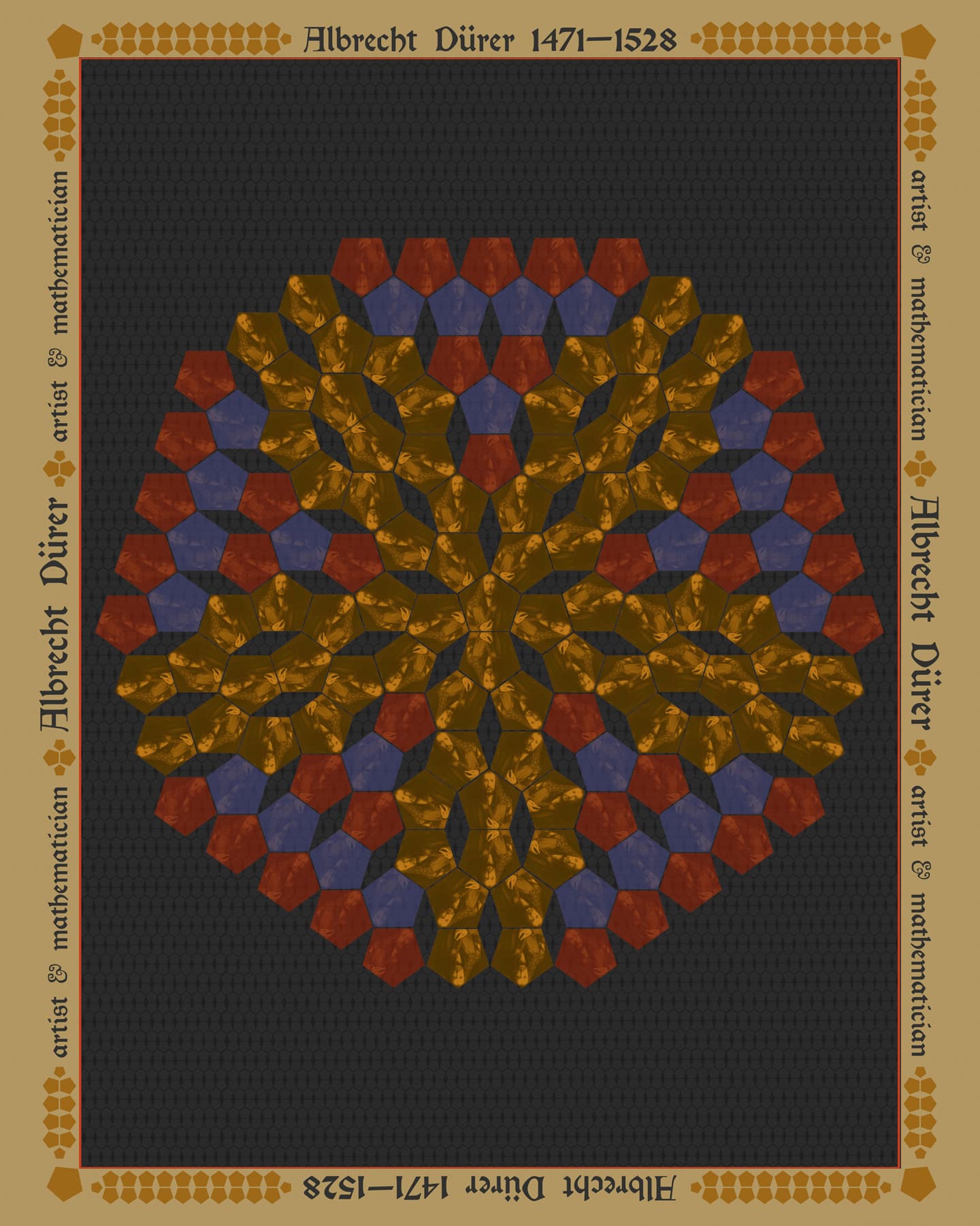 Image for entry 'Albrecht Dürer – Pentagon Tiling'
