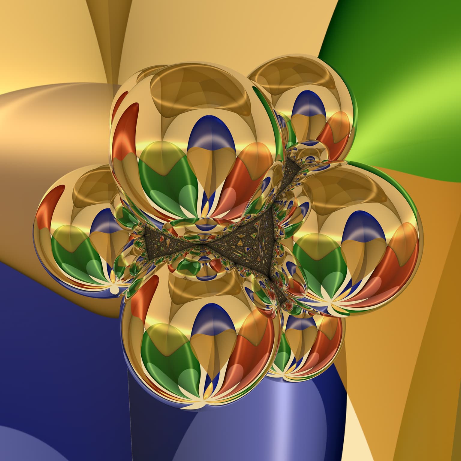 Image for entry 'Fractal Icosahedron'