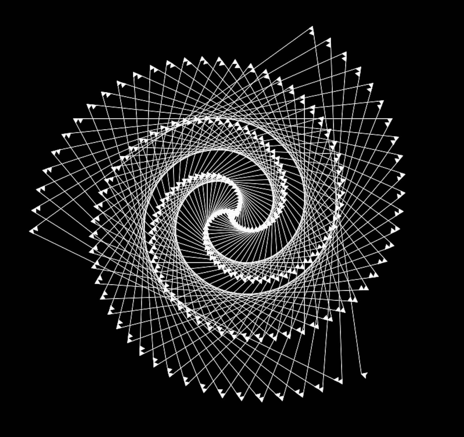 Image for entry 'Spiraling Triangles'