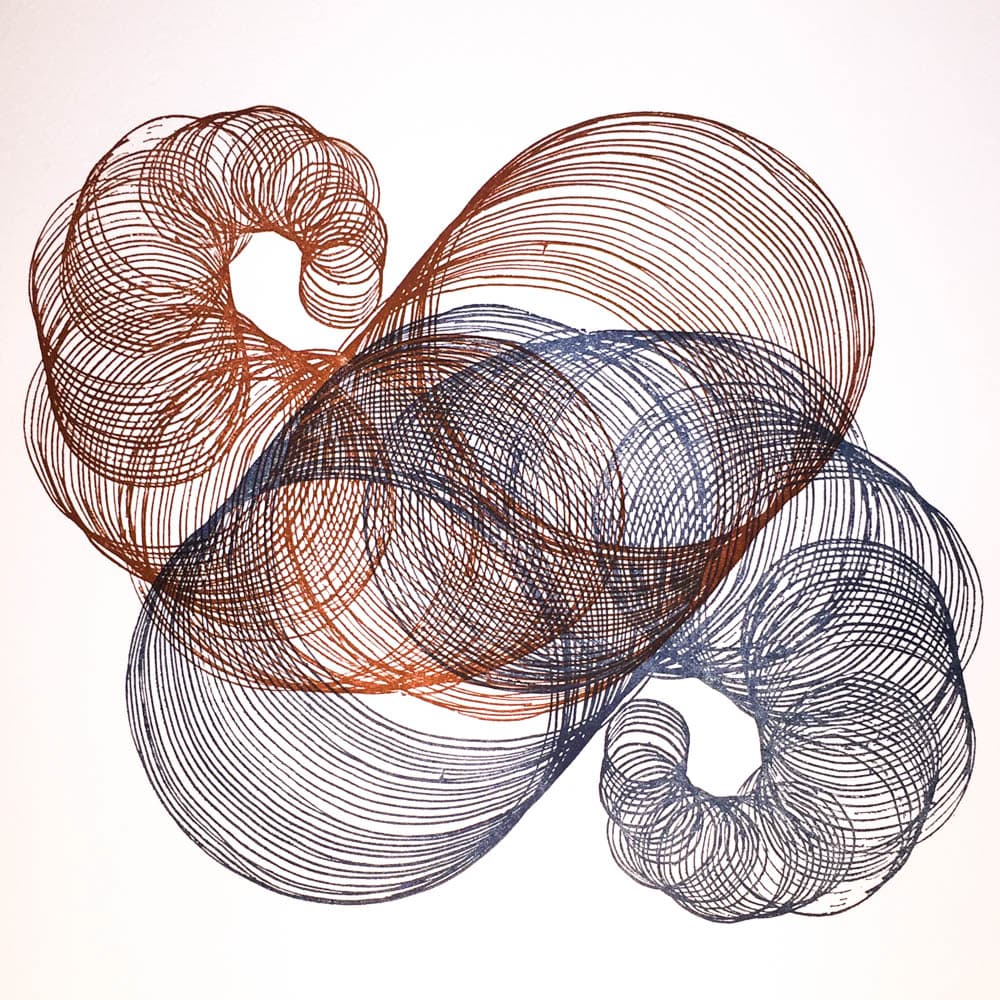 Image for entry 'Fibonacci Spiral Print #3'