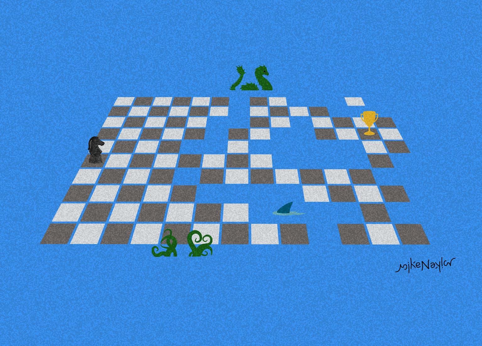 Image for entry 'Knight Maze II - Danger'