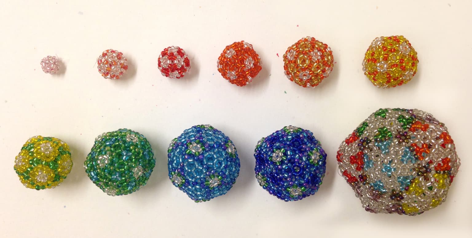 Image for entry 'Progression of Goldberg Polyhedra'