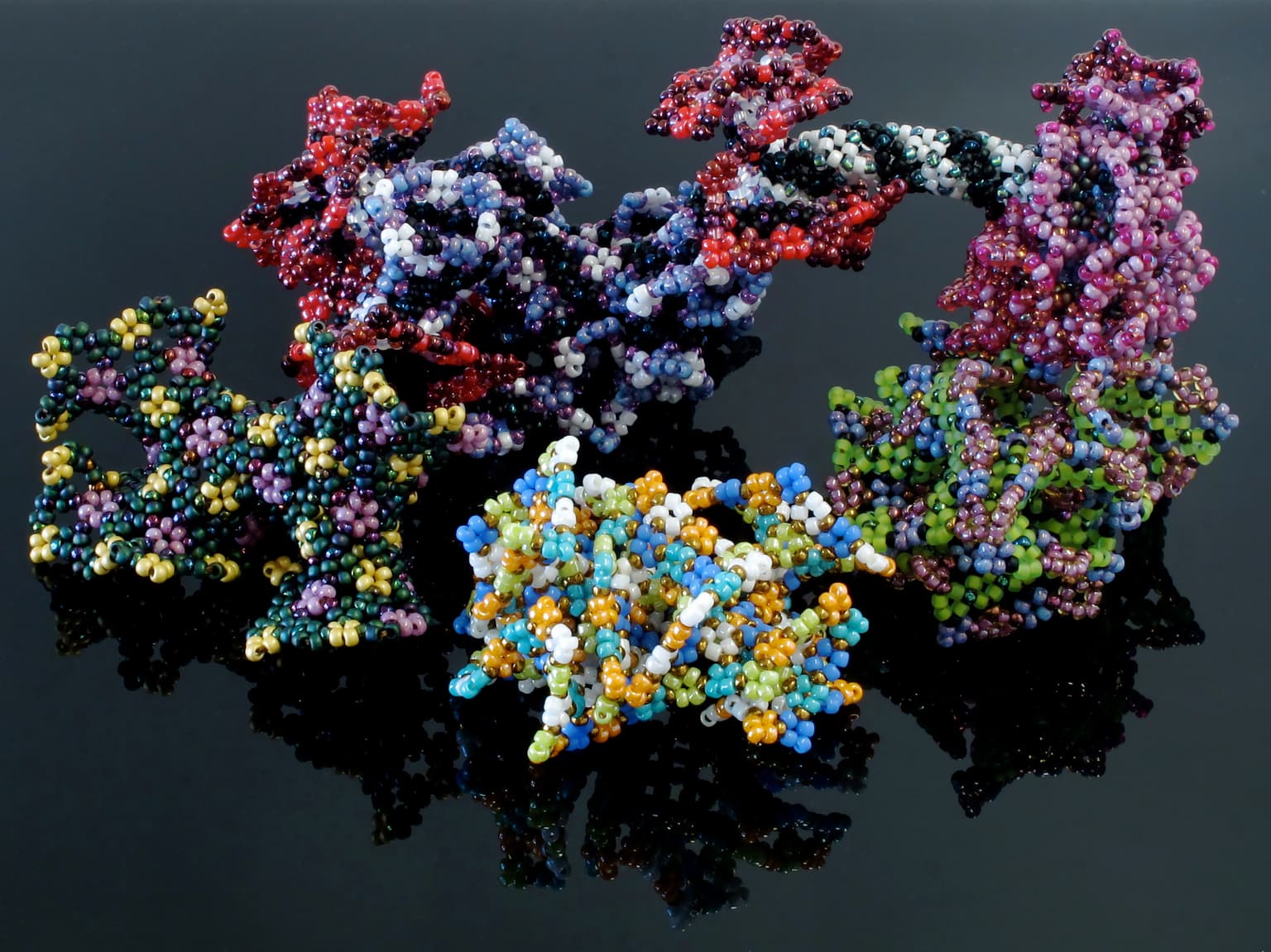 Image for Beaded Hyperbolic Tilings, 5 Pieces
