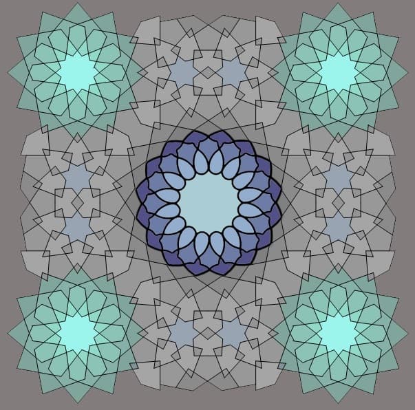 Image for Curved Sixteen-Star with Linear Twelve- and Seven-Stars