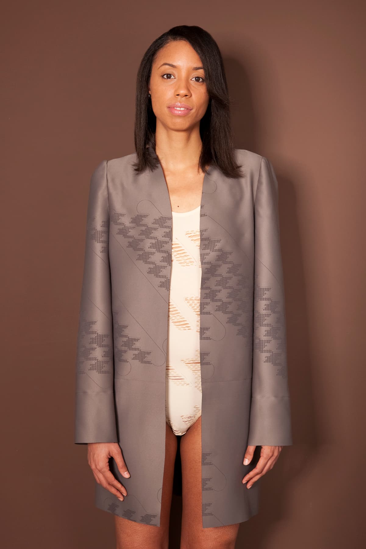 Image for entry 'Fractal Pied de Poule (houndstooth) Collection SS'15: Parka'