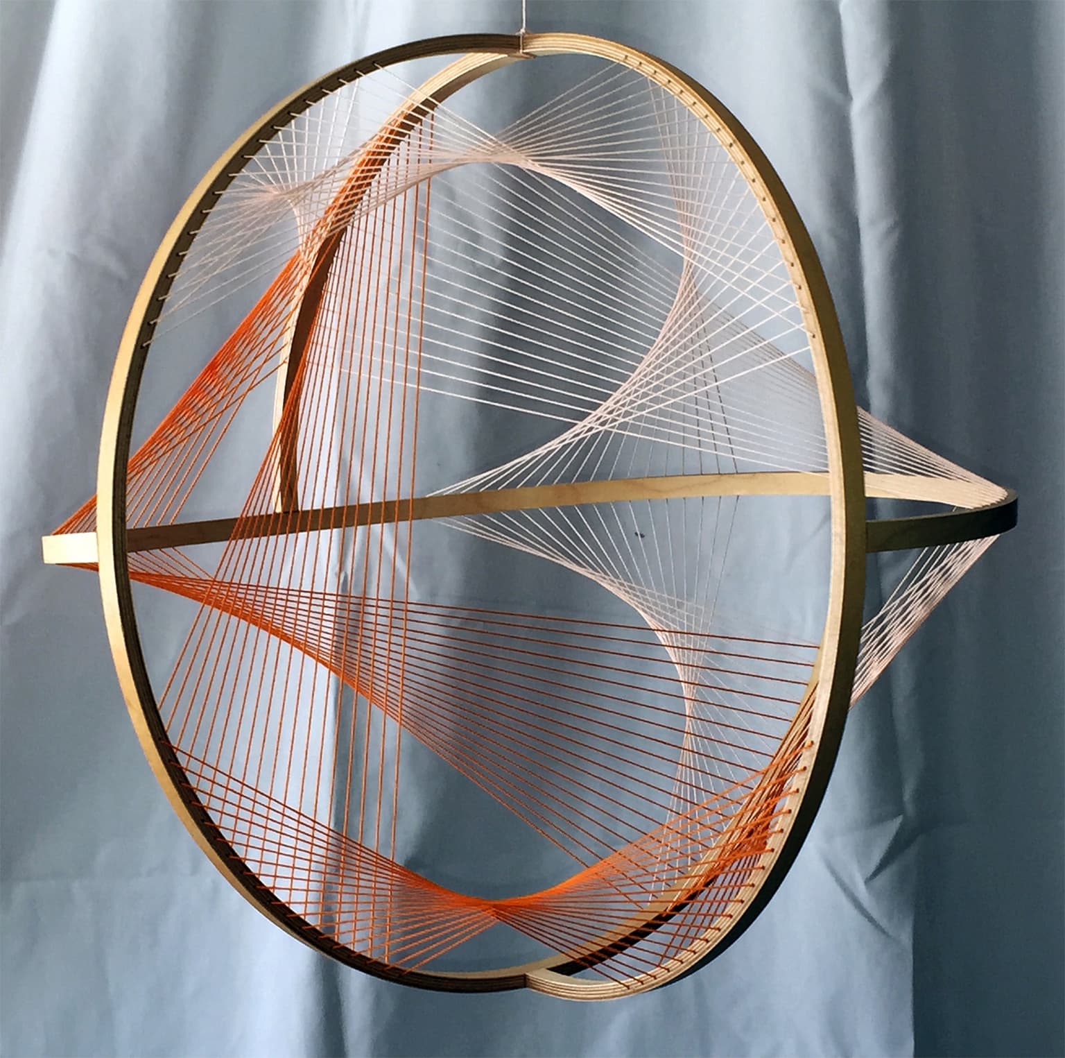 Image for entry 'Three 3/4 Great Circles in Orange'