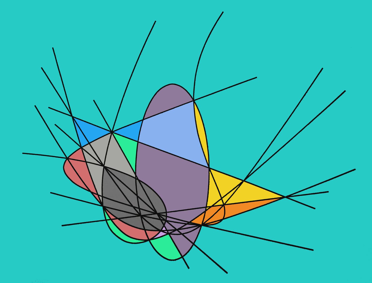 Image for entry 'Cut Space Series Composition # 40 ©'