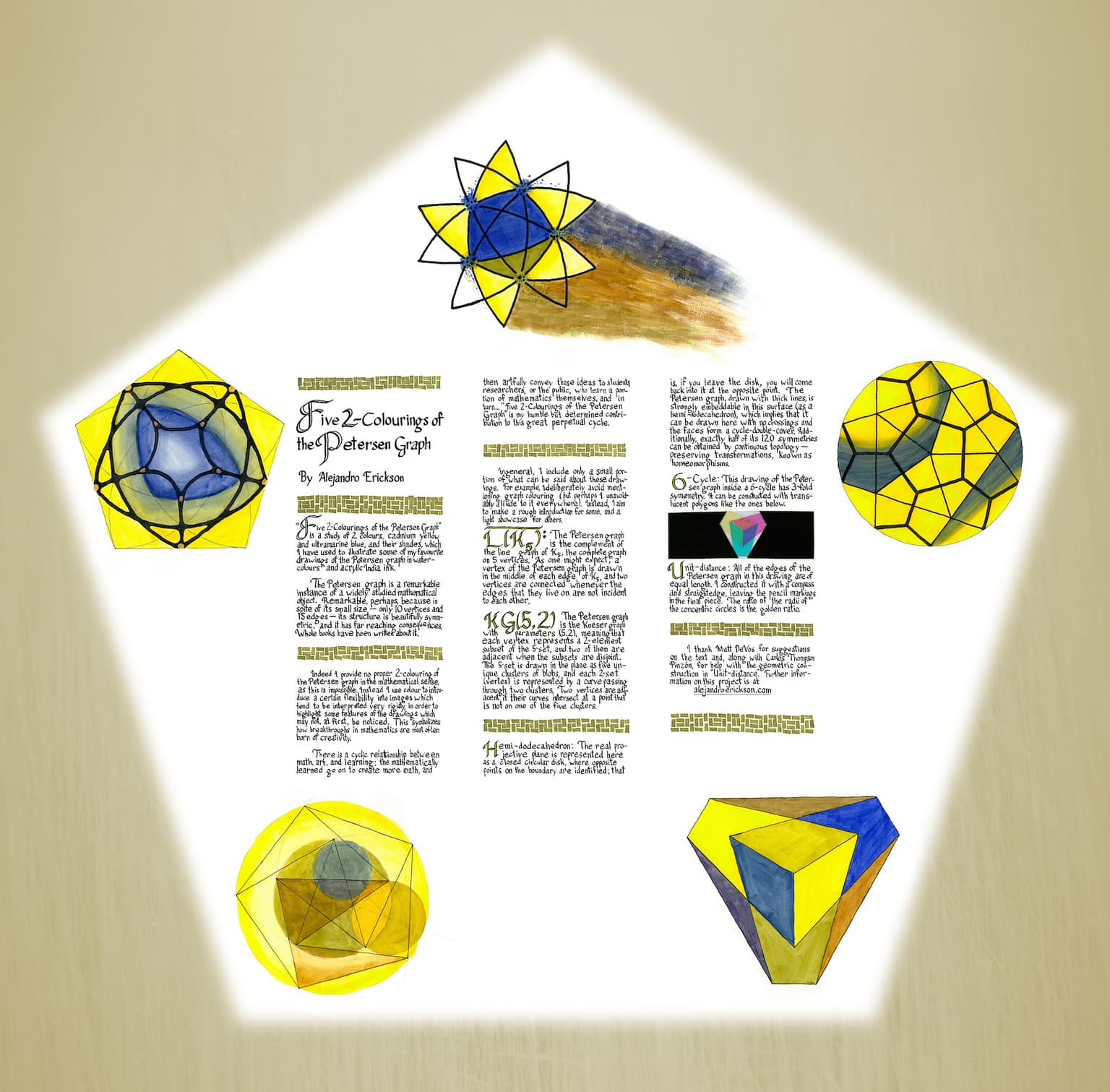 Image for entry 'Five 2-Colourings of the Petersen Graph'