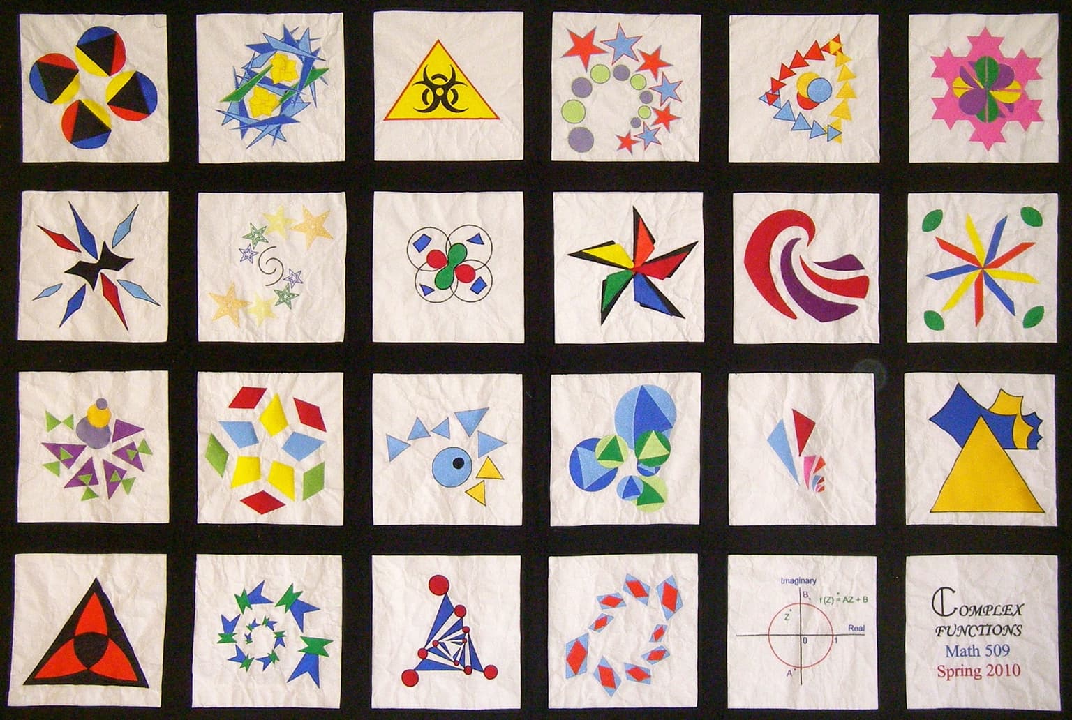 Image for entry 'Complex Functions Quilt, 2010'