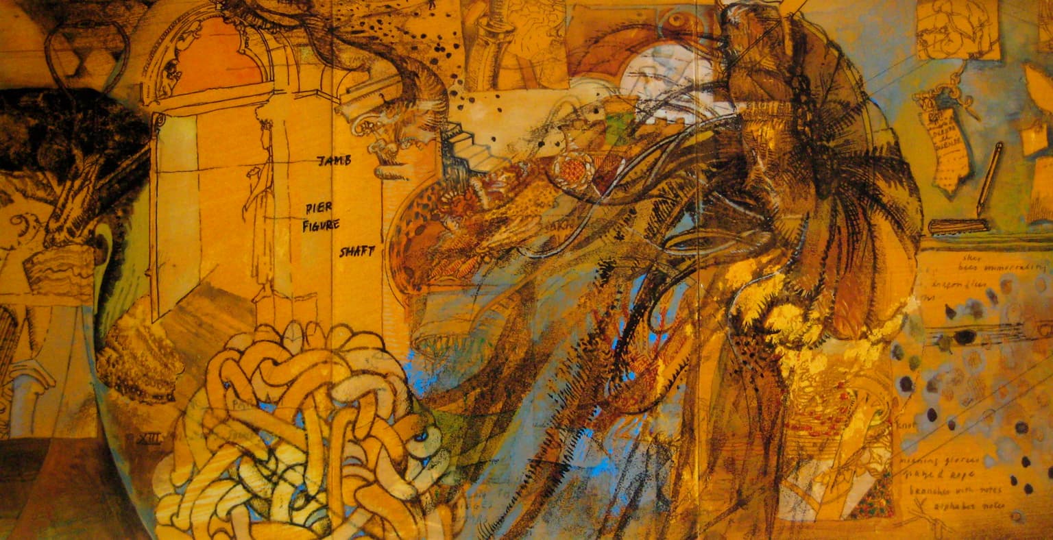 Image for entry 'Ochre Scriptory Grand-Jamb'