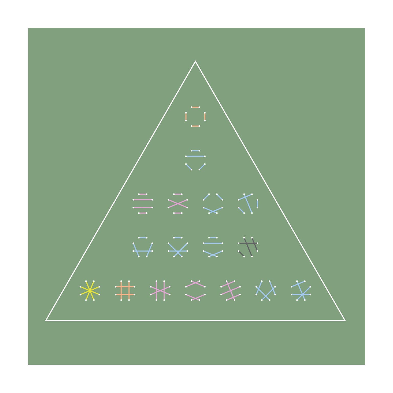 Image for entry '"Peak" (Octets - Green Ground)'