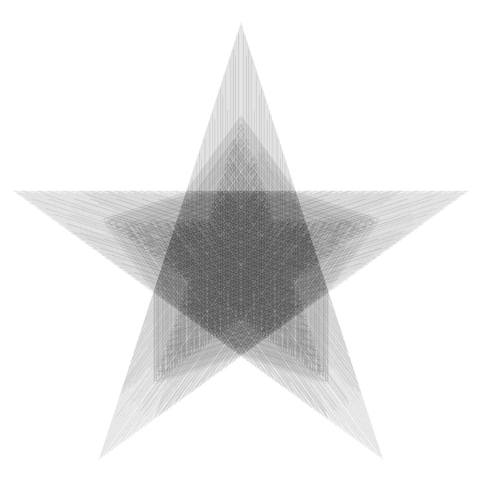 Image for entry 'Ternary Tree Star, Version 1.618'