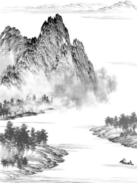 Image for entry 'Chaotic Landscape Painting'