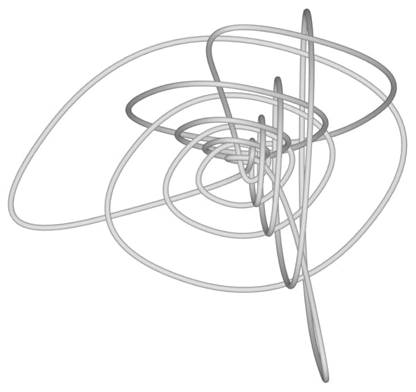 Image for entry 'Self-similar Knot No. 2'