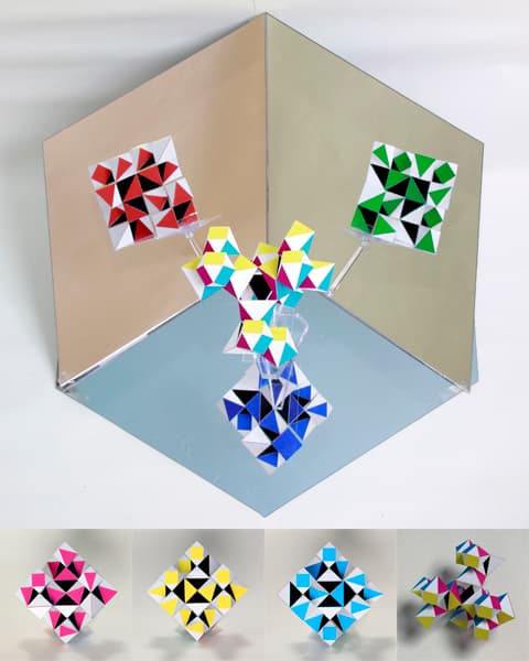 Image for Imaginary Cube Sculpture (Cuboctahedron-like layout)
