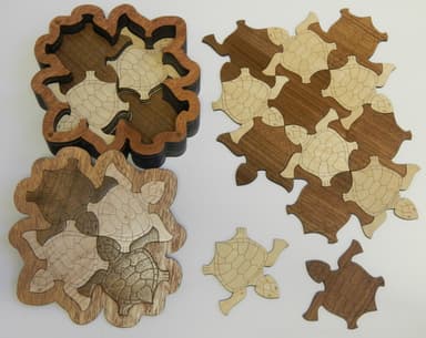 Mathamtical Turtle Kevin Lee, using designs by Jos Leys and M.C. Escher | 2018 Bridges ...